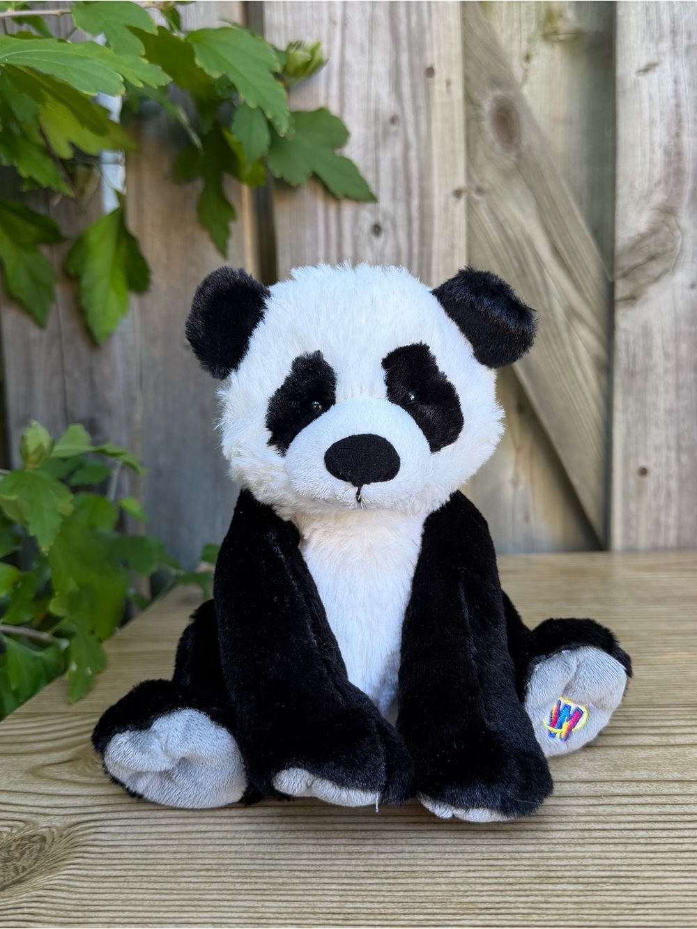 Webkinz Ganz Charming Panda HM655 Plush Stuffed Animal No Code
